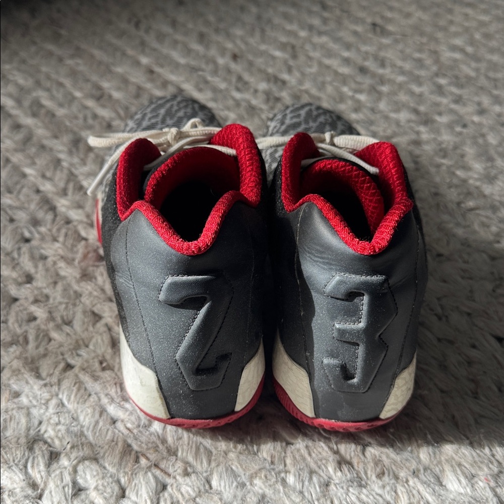 Nike Black and Red Sneakers